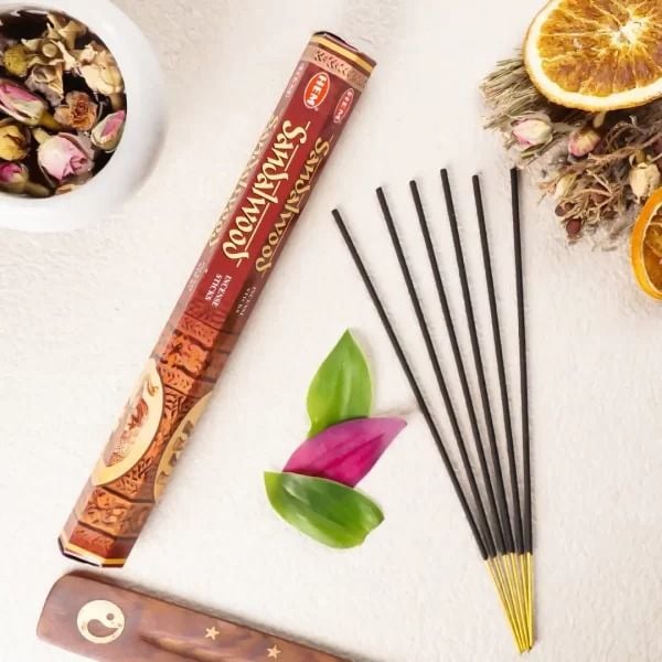 Hem Tütsü Sandalwood ( Sandal Ağacı ) Hexa Çubuk Tütsü 20 ADET TTS21