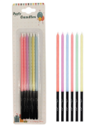 Mun İnce Kalem Model Makaron Renkli 15 Cm 6'lı