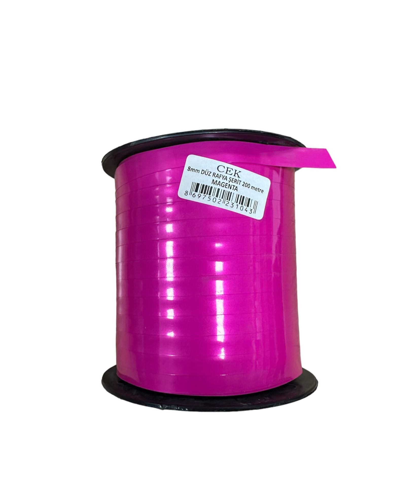 Sedefli Fuşya Rafya 8mm*200 mt