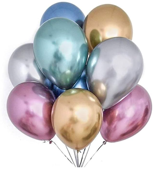 Kutu Kutu Balon Krom Karışık 12'' 50'li