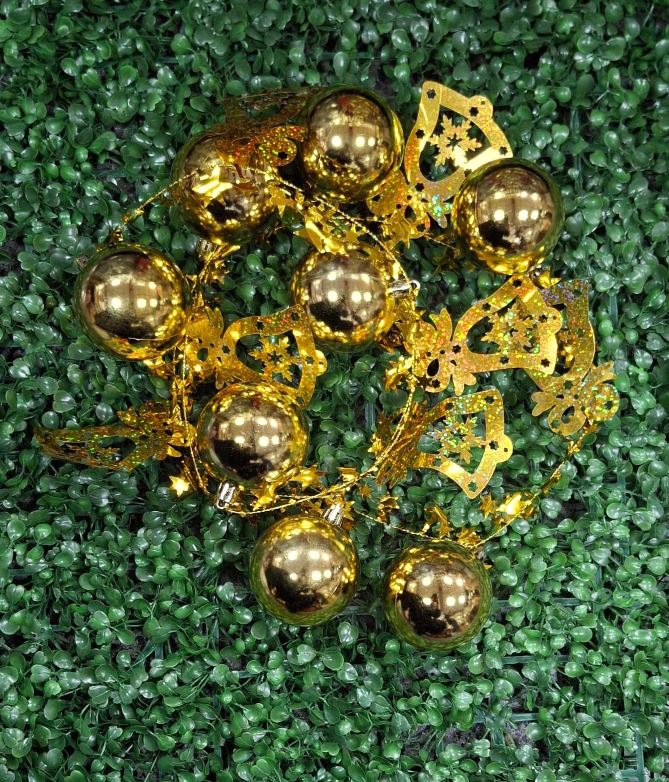 Yılbaşı Süs Top Dizili Gold 4396-1