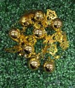 Yılbaşı Süs Top Dizili Gold 4396-1