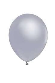 B.E. Metalik Gümüş 12'' Balon 100'lü