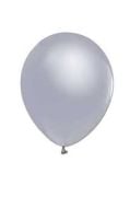 B.E. Metalik Gümüş 12'' Balon 100'lü