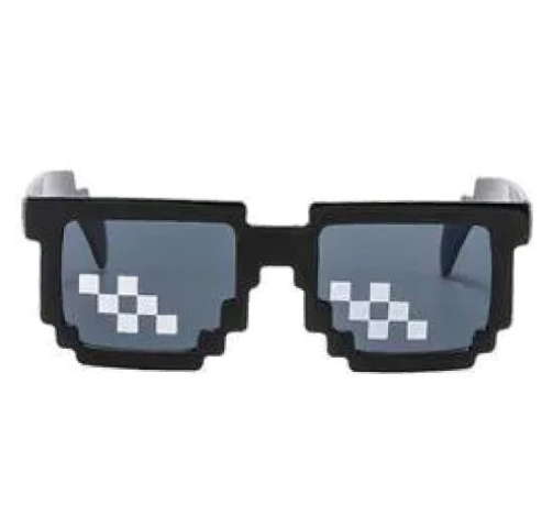 Pixel Temalı Gözlük