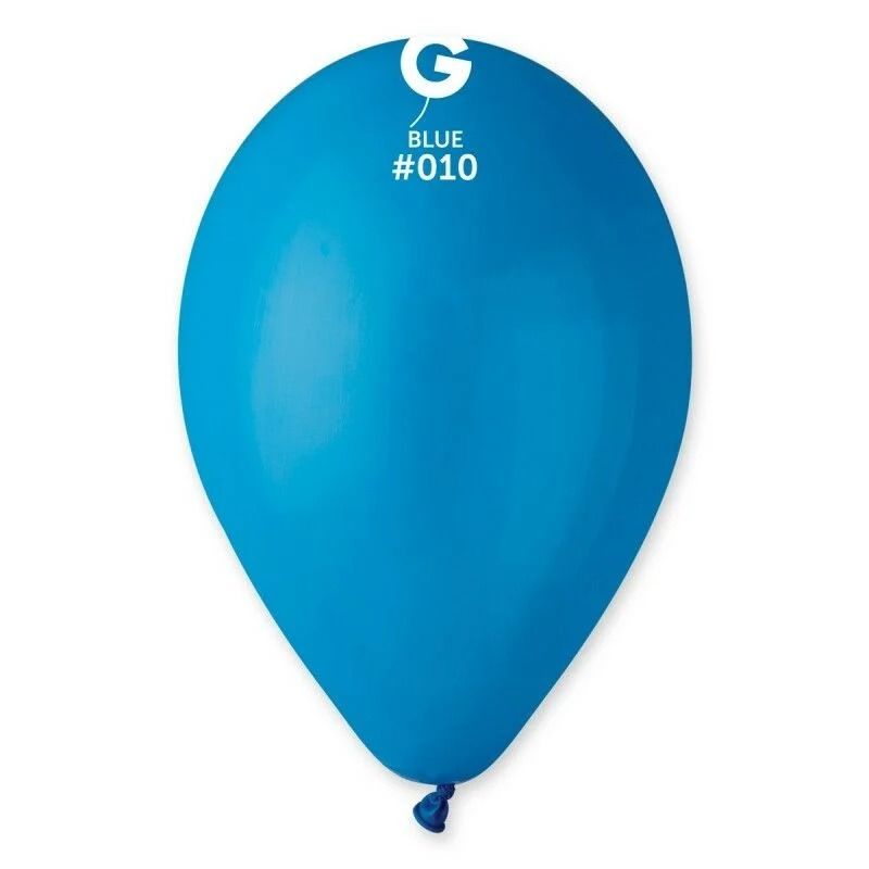 Gemar Pastel Koyu Mavi 100'lü paket 26cm / 10'' - Blue #010 - G90