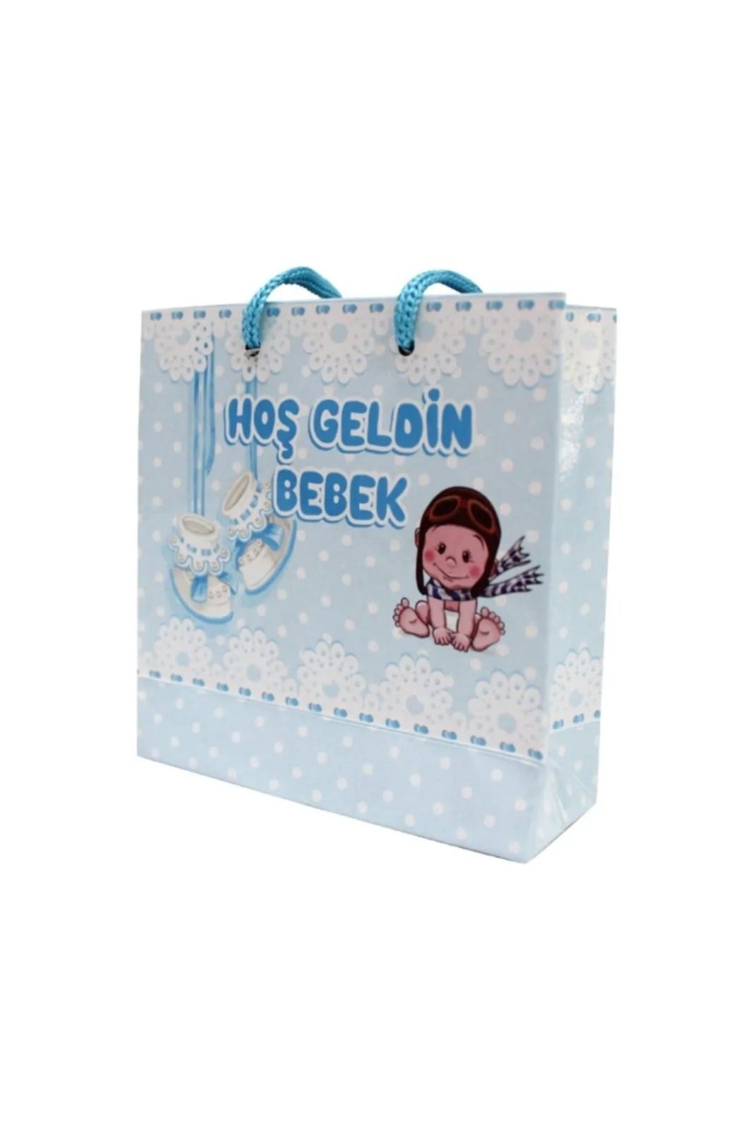 14*17 Mavi Hoş Geldin Bebek 25'li Çanta