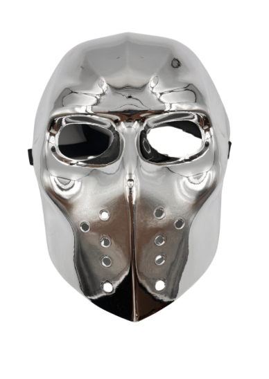 Maske Jason Parlak Gümüş
