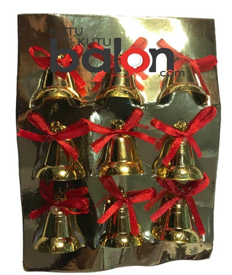 Yılbaşı Süs Ağaç Parti 2 Cm Çan 9'lu 4815