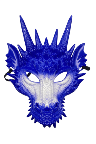 Maske Ejderha Model Mavi