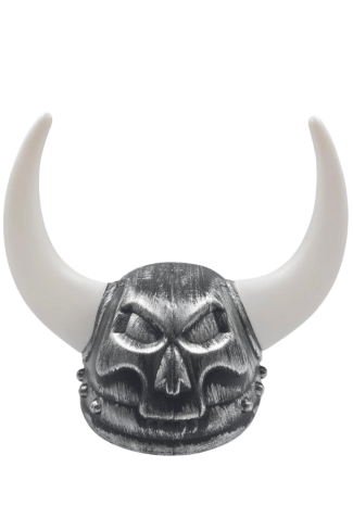Kuru Kafa Viking Şapkası Gümüş