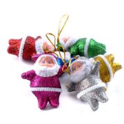 Yılbaşı Süs 4 Cm Renkli Noel Baba 6'lı 2116
