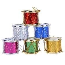 Yılbaşı Süs 9'lu Davul 2 Cm 2017