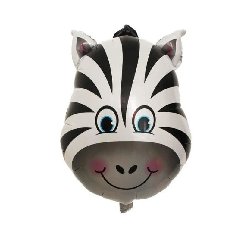 Zebra Kafa Folyo Balon 22''