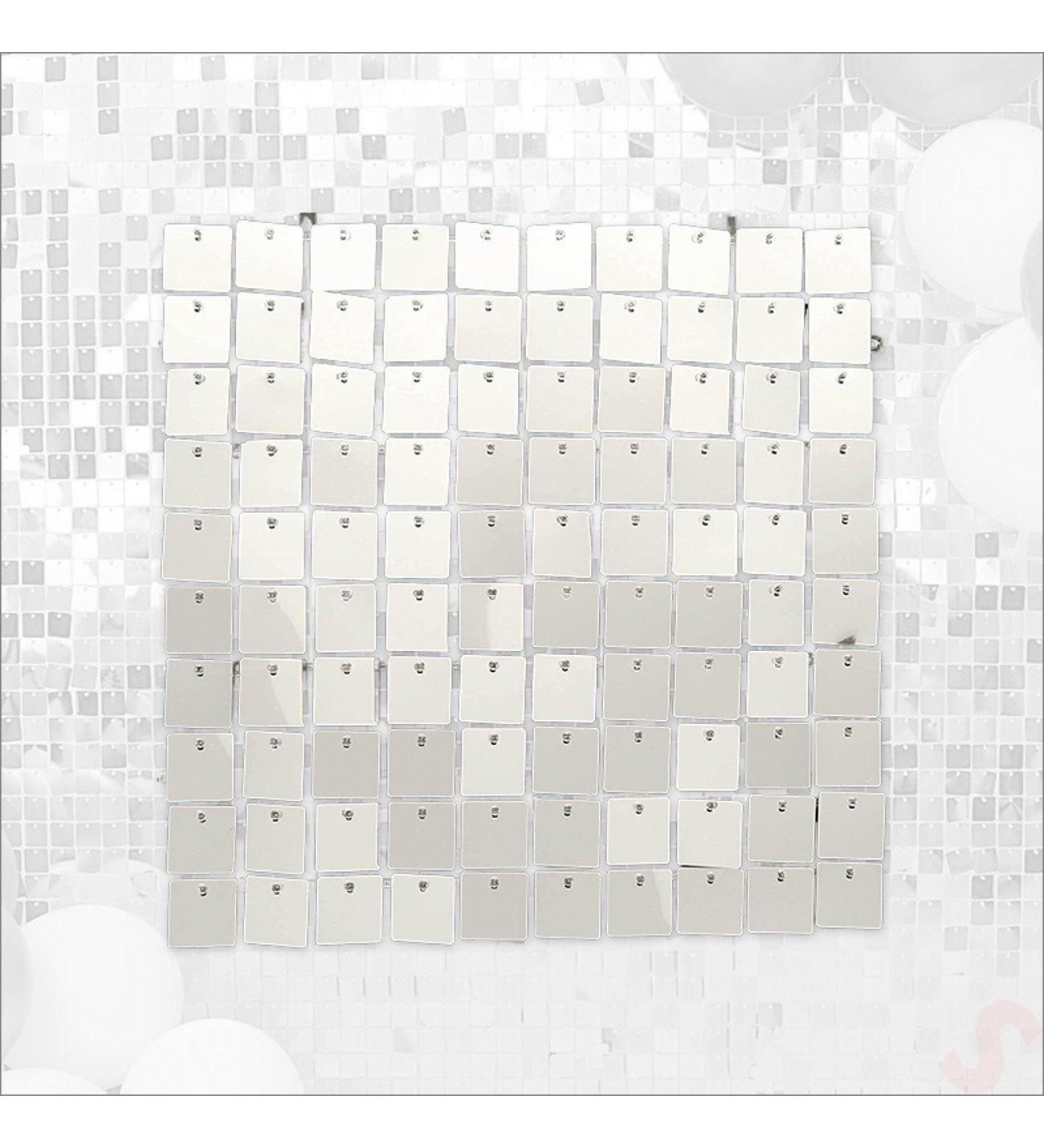 Kare Pul Panel Gümüş 29*29 cm