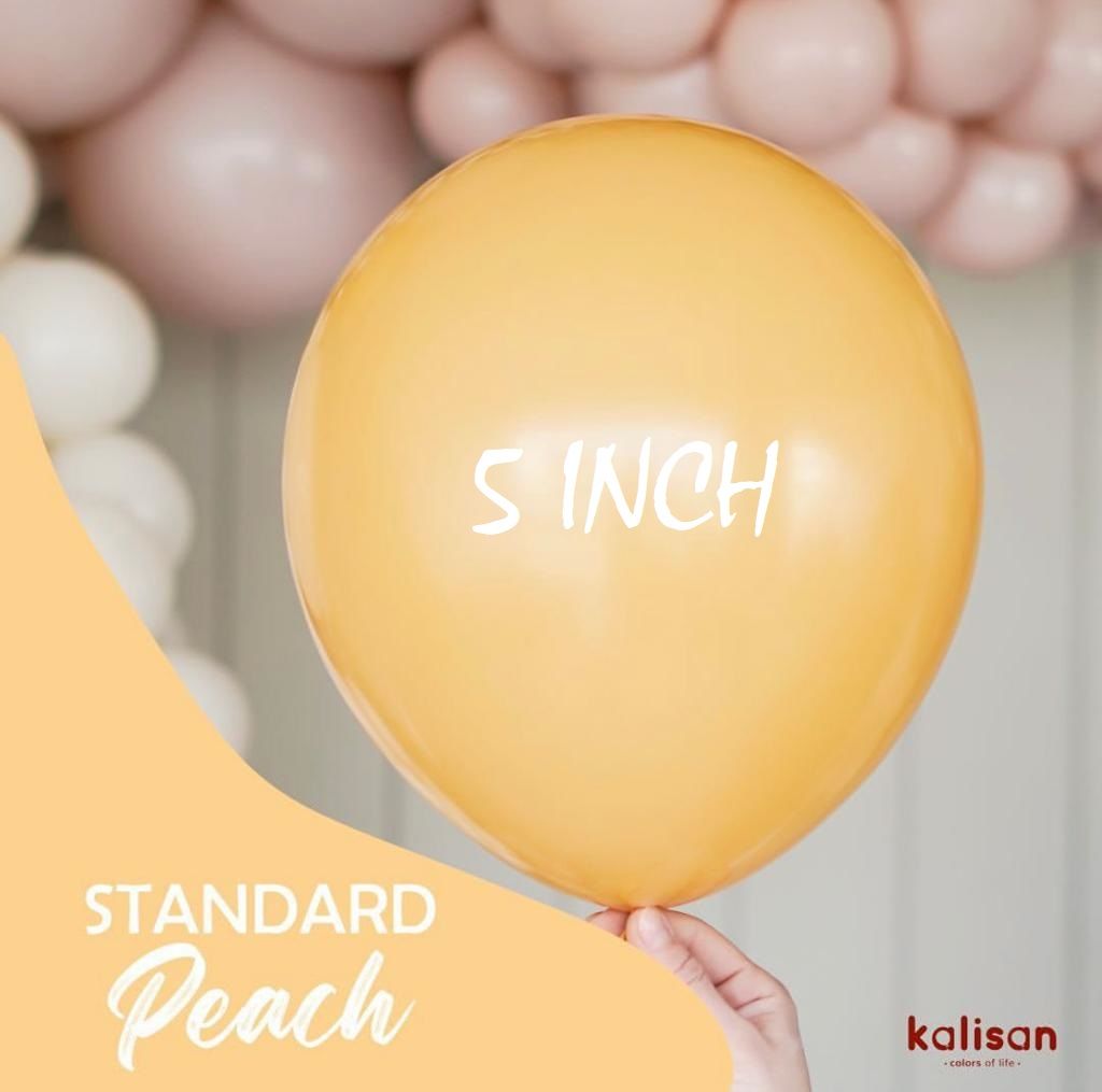 5'' Standart Şeftali (Peach) 100 lu