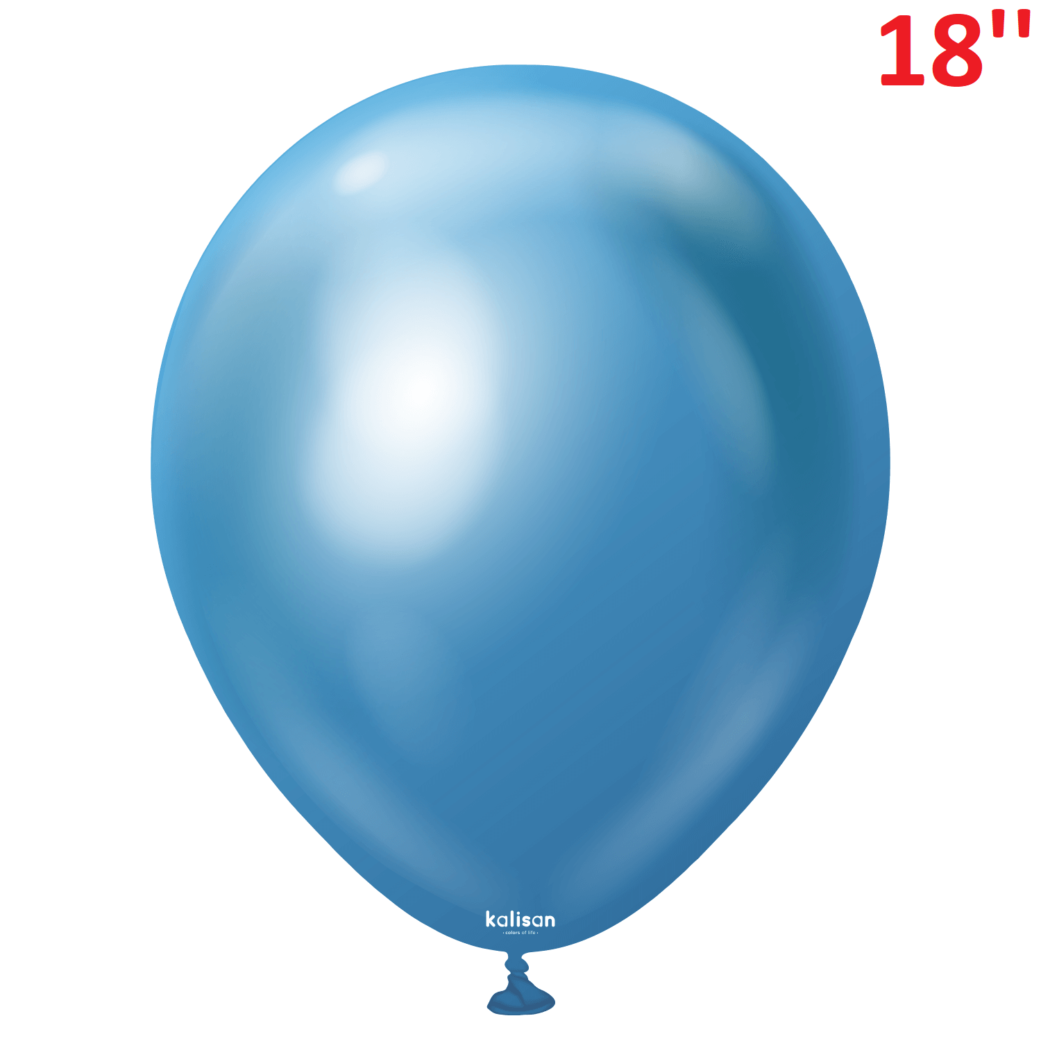18'' Mirror Balloons Mavi ( Blue ) 1 adet