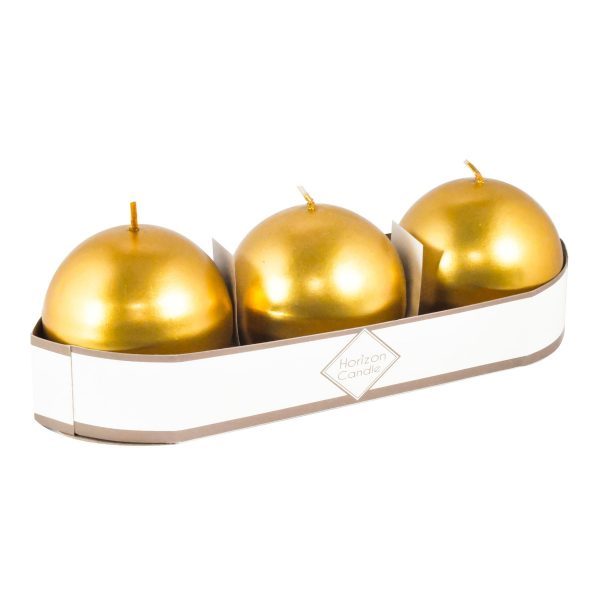 Top Mum – Kokusuz – Metalik -Gold– 3’Lü – 7 cm