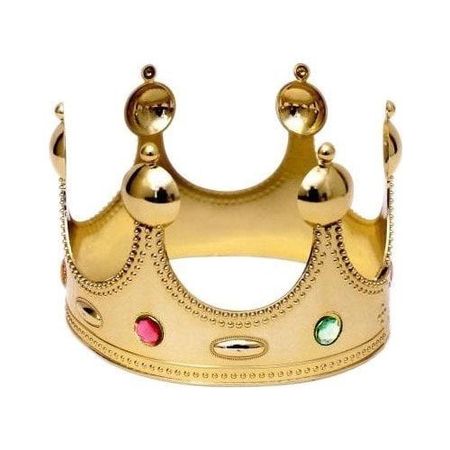 1 Adet Gold Kral Tacı Erkek Parti Malzemesi
