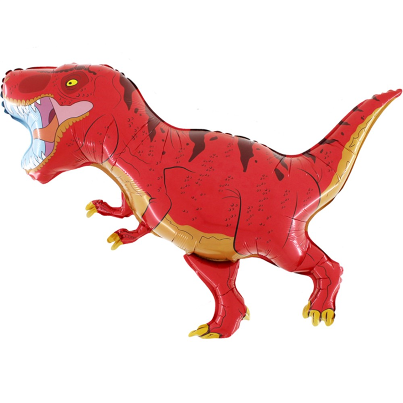 40'' Grabo Folyo Balon -Dino T-Rex Red-