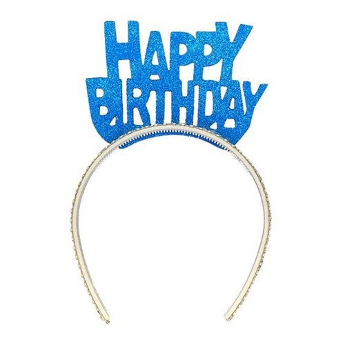 Eva Taç Mavi Happy Bırthday