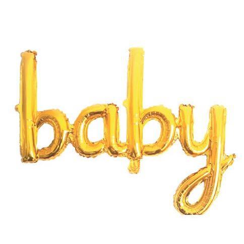 GOLD BABY İMZA FOLYO BALON 40 INCH