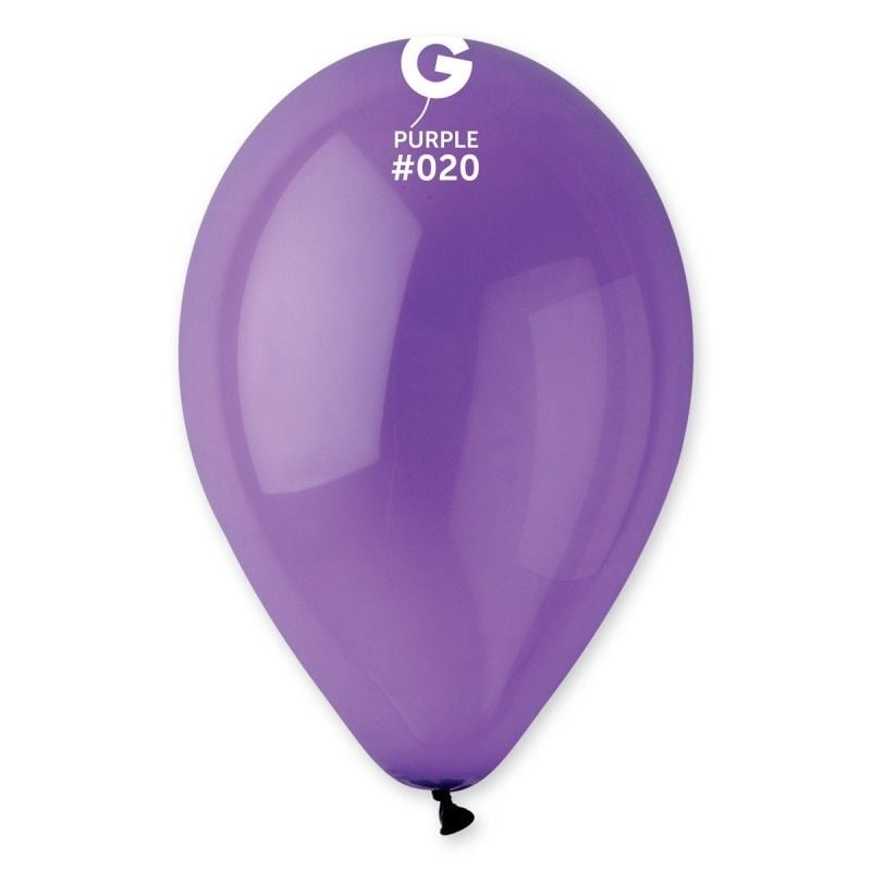 Gemar Pastel Koyu Mor 100'lü paket 26cm / 10'' - Koyu Mor #008 - G90