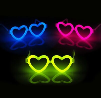 Glow Stick Parti Gözlük Karışık ( 1 adet )