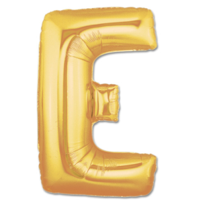 16'' Gold E Harf Folyo Balon