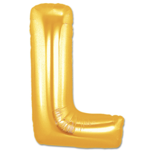 16'' Gold L Harf Folyo Balon