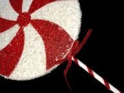 Yılbaşı Yuvarlak Şeker Dekor 50*25 Cm