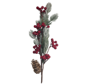 Yılbaşı Kozalaklı Karlı Kokina 70 Cm FL-24