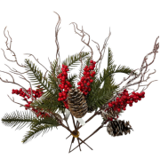 Yılbaşı Kozalaklı Mini Kokina 30 Cm FL-16