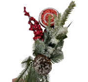 Yılbaşı Şekerli Mini Kokina 24 Cm FL-15