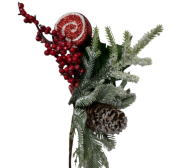 Yılbaşı Şekerli Mini Kokina 24 Cm FL-15