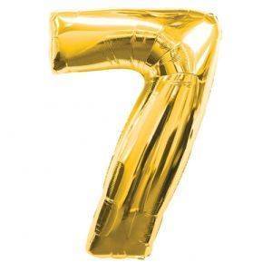 16'' Gold 7 Rakam Folyo Balon