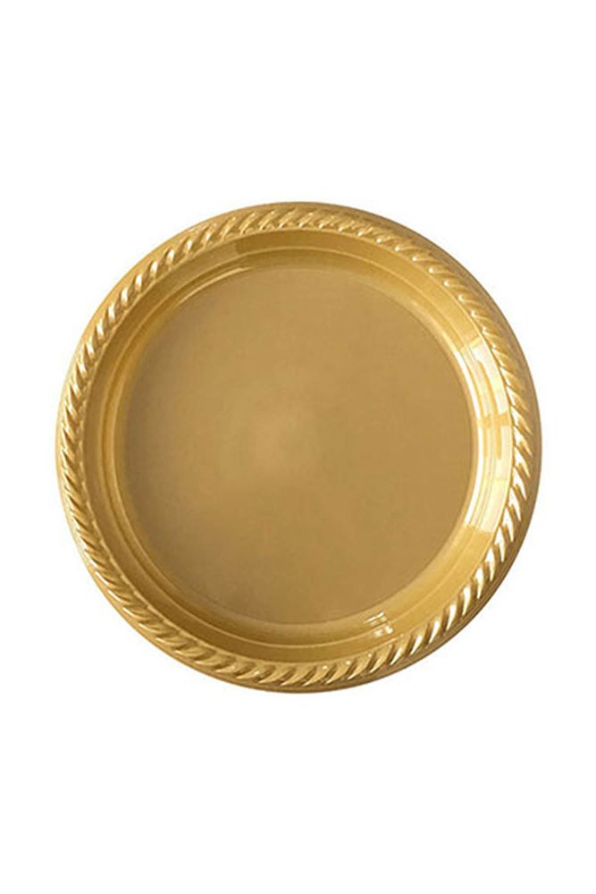 Plastik Tabak Gold 22cm 25li