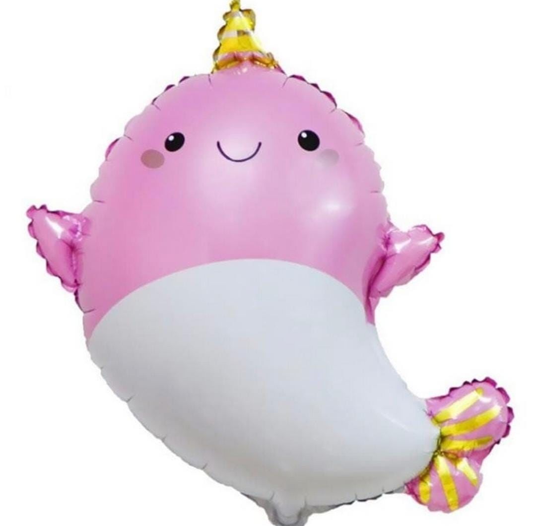 Pembe Baby Shark Folyo Balon 57*70 cm