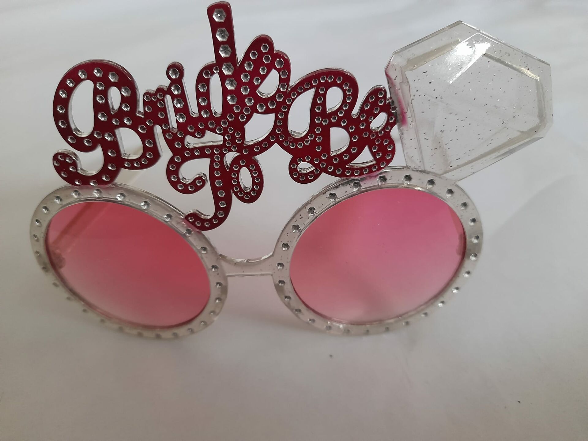 Bride To Be Taşlı Bordo Gözlük