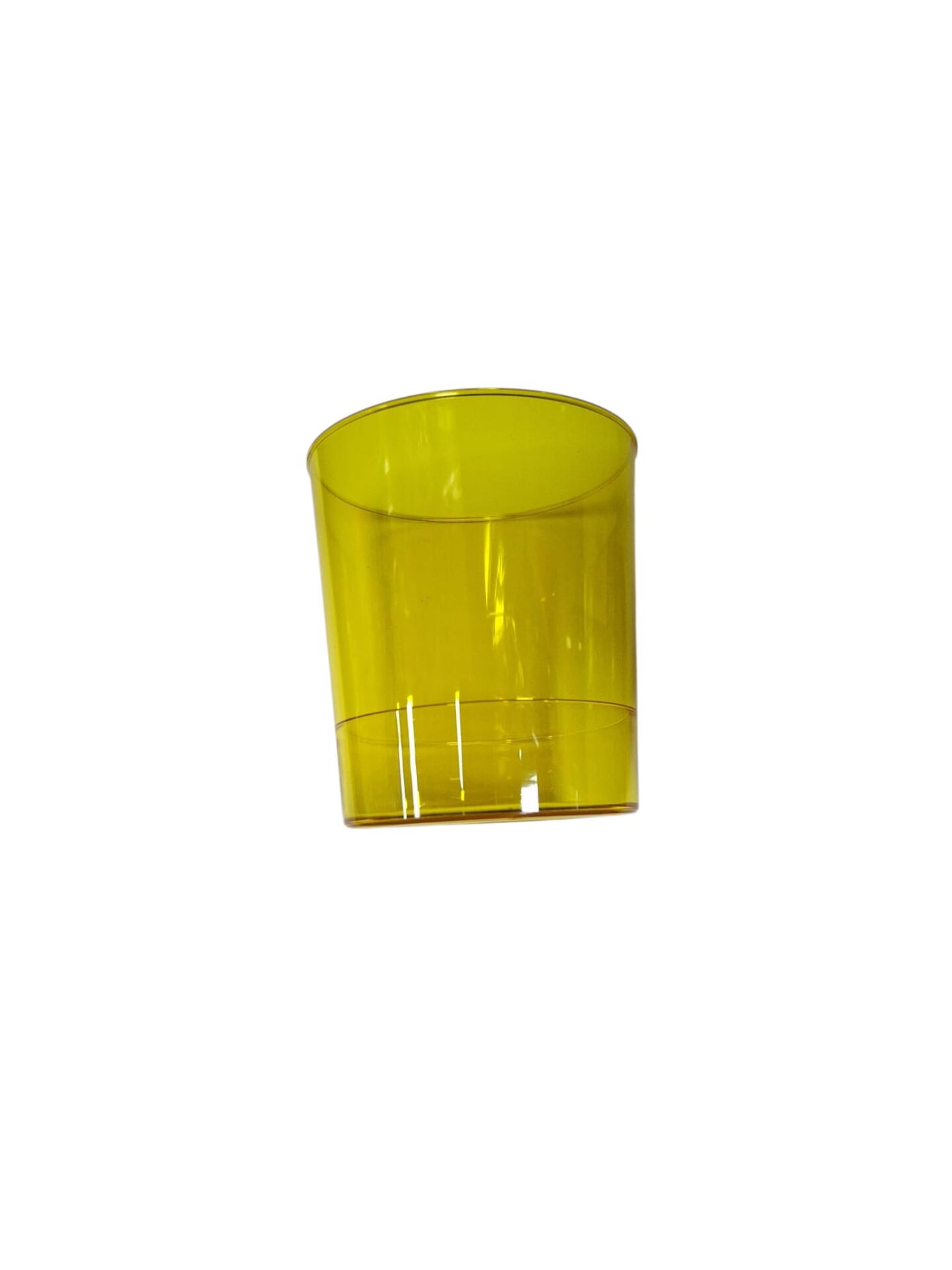 Viski Bardağı Mika Şeffaf Sarı 10'lu