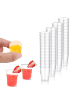 Shot Bardağı Şeffaf Mika 20'li