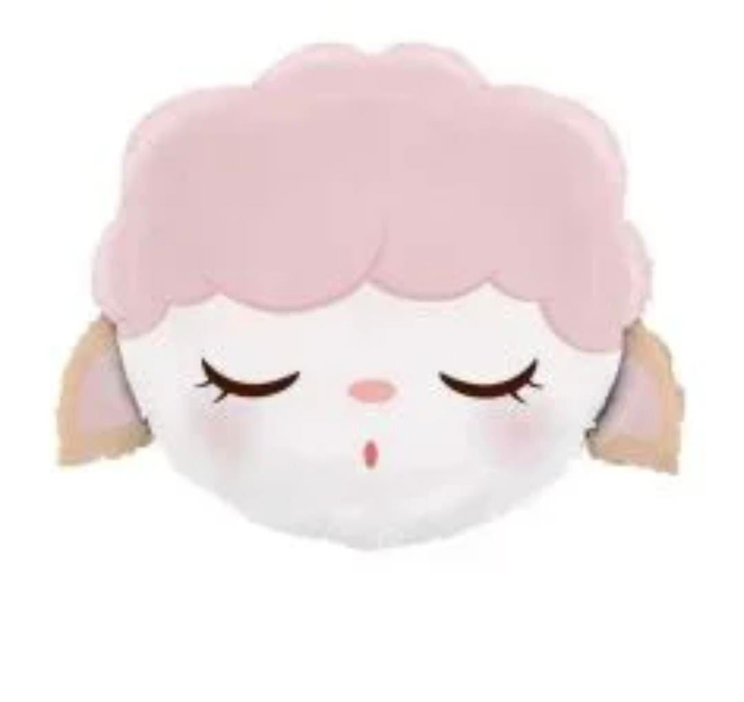 Pembe Kuzu Folyo Balon 50*52 cm