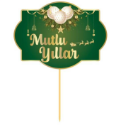 Konuşma Balonu Yılbaşı Partisi Temalı Varaklı 5 Parça