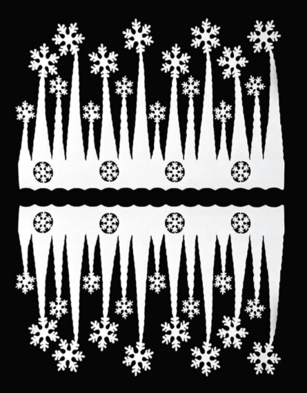 Yılbaşı Sünger Sarkıt Dikit 58 cm 2li