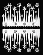 Yılbaşı Sünger Sarkıt Dikit 58 cm 2li