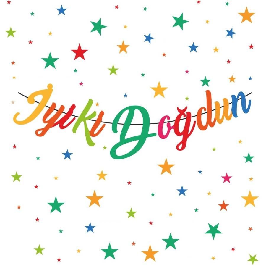 İyi Ki Doğdun Pastel Kaligrafi Banner