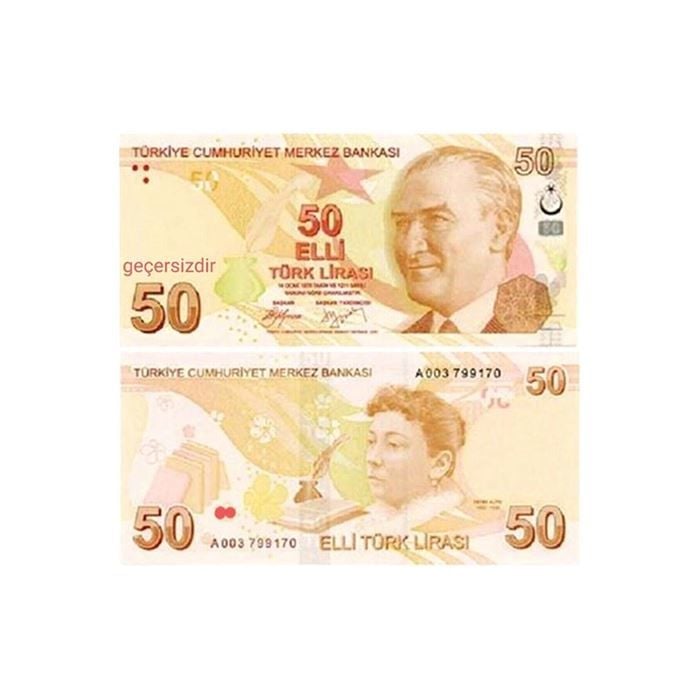 Kağıt Para Oyuncak 50 li 50 TL