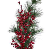 Yılbaşı Süsleme Çubuk Yeşil Kırmızı Detay Kokina 24 Cm 1 Adet 25179