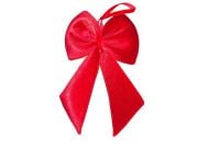 Yılbaşı Fiyonk Kadife Kırmızı Kurdele 30*20 Cm