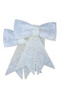 Yılbaşı Süs Fiyonk Kurdele Beyaz 2'li 25480